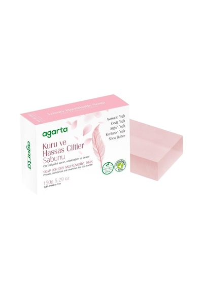 Agarta El Yapımı Doğal Sabun 150gr Kuru Ve Hassas Ciltler 6lı Set Argan - Avakado - Shea