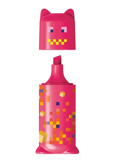 Maped Pixel Party Mini Highlighter Pembe