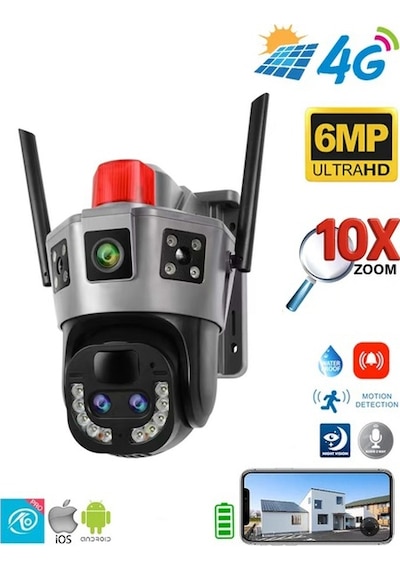 O-kam 6010 Wifi Solar 10x Optik Zoom Kamera O-kam 6010 Wifi Solar 10x Optik Zoom Kamera