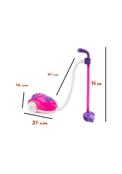 Elektrik Süpürgesi Büyük Boy Pembe Renk