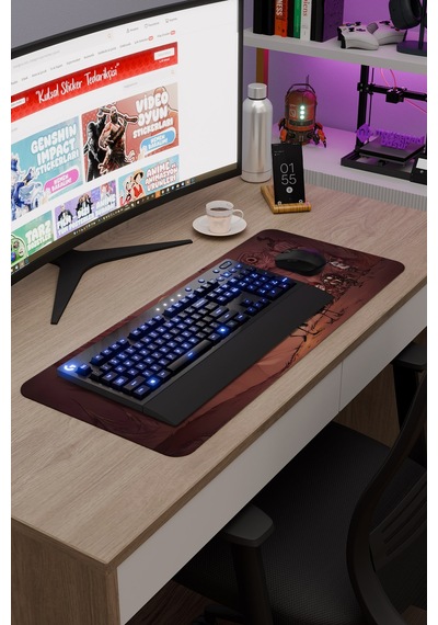 Don't Starve Kaymaz Dikişli Kauçuk Oyuncu Mousepad V3 - 70x30 Xl Gaming Mouse Pad Fare Altlığı