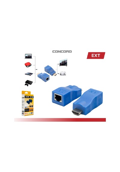 Çevirici Concord Hdmı To Cat6-cat5 Uzatıcı