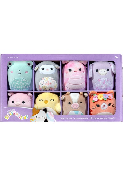 Squishmallows 8'li Koleksiyon Paketi 13 Cm Er01060 Çok Renkli