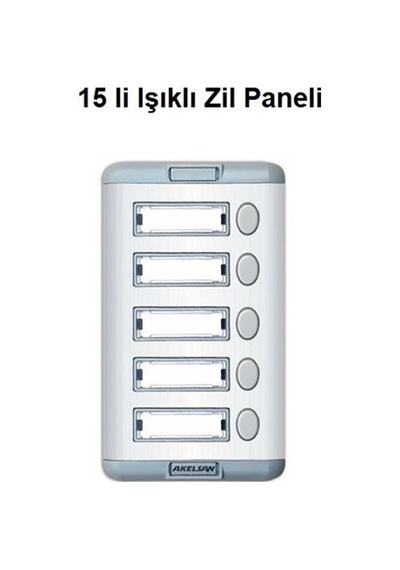 15 Li Işıklı Zil Paneli