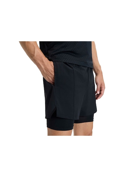 Adidas Erkek Şort D4t 2ın1 Shorts Kf6431 Siyah