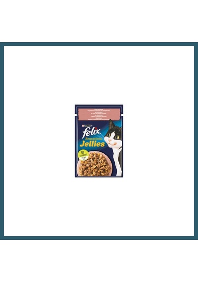 Felix Pouch Sensation Jellies Somonlu Ve Karidesli Yetişkin Kedi Konservesi 85 Gr Ob