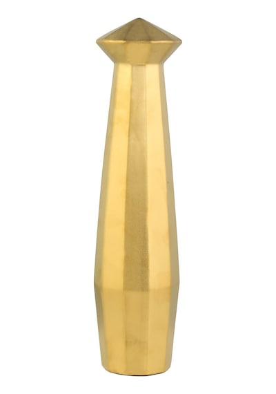 Vitale Dome Dekoratif Vazo Gold 11x11x45 Cm Ak.wlt0670