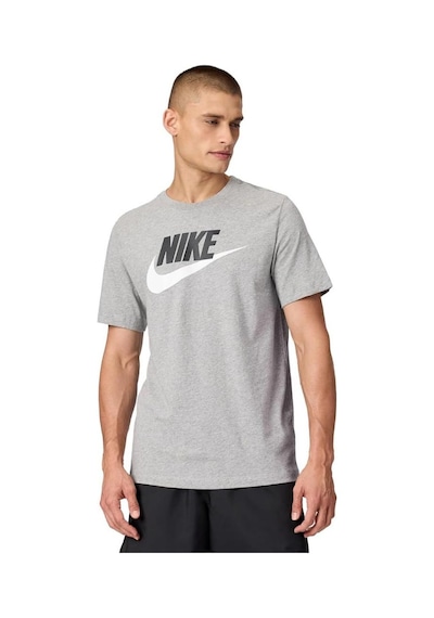 Nike M Nsw Tee Icon Ft Pamuklu Erkek Gri Spor Tişört