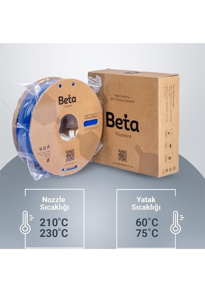 Beta Pla+ Filament Koyu Mavi 1,75mm 1kg