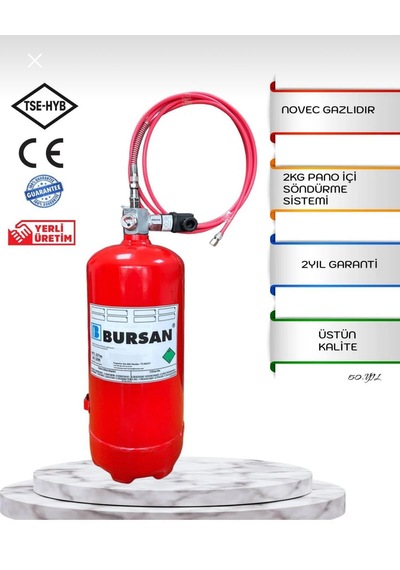 2kg Pano İçi Söndürme Sistemi