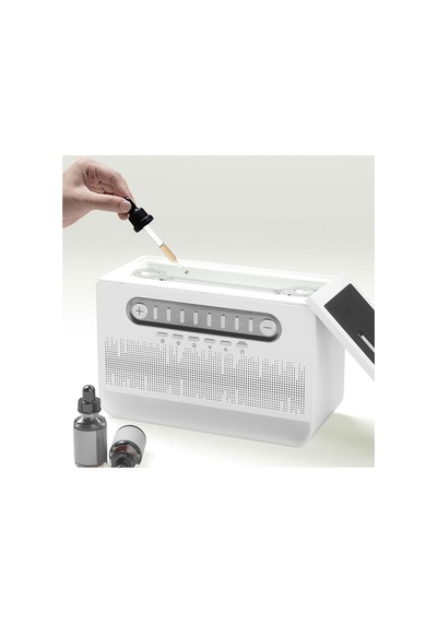 Hoparlörlü Difüzörü & Nemlendirici Led Gece Lambası, Bluetooth Hoparlör Ultrasonik Sisleme Beyaz Hoparlörlü Difüzörü & Nemlendirici Led Gece Lambası, Bluetooth Hoparlör Ultrasonik Sisleme Beyaz