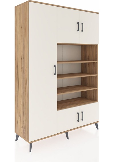 Hyperion Dolap 10 Raflı 5 Kapaklı 132x44x195 Çam-aytaşı/çam Çam Hyperion Dolap 10 Raflı 5 Kapaklı 132x44x195 Çam-aytaşı/çam Çam