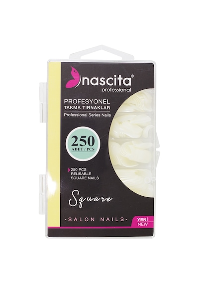 Nascita Square Kutulu Takma Tırnak 250 Li Set Nasnaıl00173