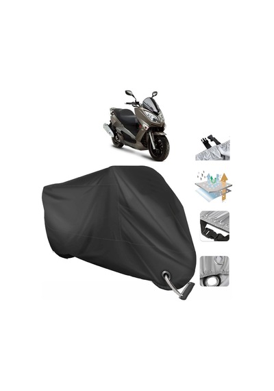 Aeon Elite 250 Motosiklet Branda (Bağlantı, Kilit Uyumlu)-Siyah