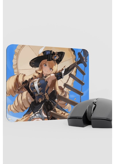 Navia Genshin Impact Anime Gacha V3 - 22x18 Gaming Mouse Pad Fare Altlığı