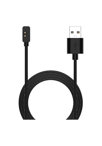Forzacase Xiaomi Mi Band 7 Pro / Redmi Watch 2 Lite Uyumlu Usb Manyetik Şarj Kablosu 55 Cm - Fc017 Siyah