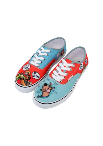 Kadın Vegan Çok Renkli Sneakers - Warner Bros Hungry Doo Scooby Doo Tasarım