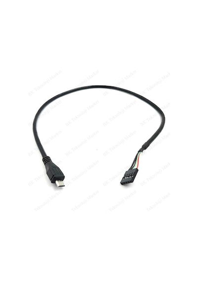 5 Pin Anakart Dişi Başlık - Mikro Usb Erkek Adaptör Dupont Genişl