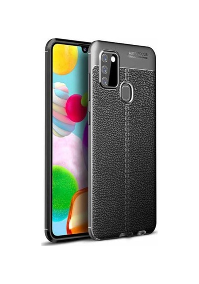 Galaxy A21S Kılıf Zore Niss Deri Desenli Silikon Kılıf