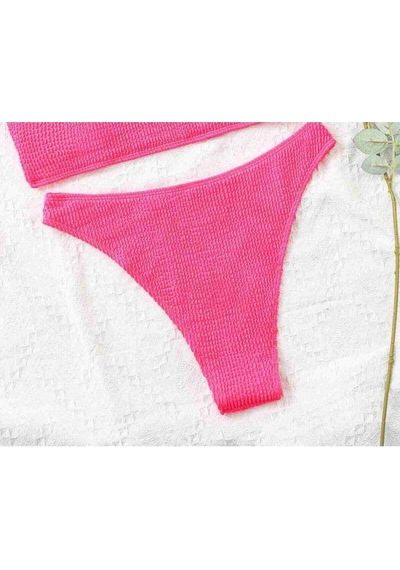 Angelsin Özel Fitilli Kumaş Bikini Altı Pembe 001