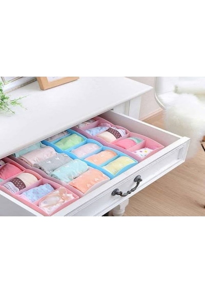1 Adet 5 Bölmeli Çekmece Içi Düzenleyici Çekmece Organizer Plastik Çok Renkli Tr Diğer
