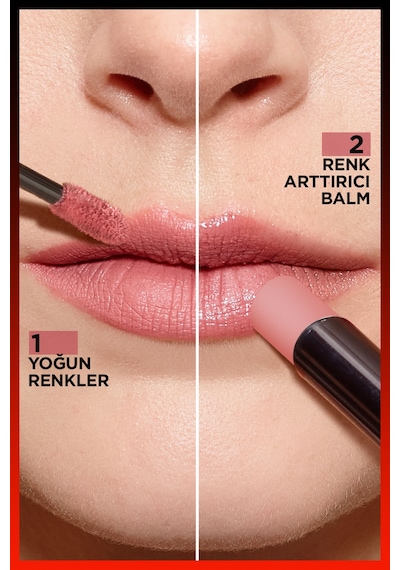 L'Oreal Paris Infaillible 2 Step 24 Saat Kalıcı Likit Ruj & Balm 801 Toujours Toffee