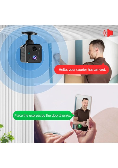 Şarjlı Mini Güvenlik Kamerası 1080p Full Hd Ip Kamera Uzaktan İzleme Uzun Süreli Kullanım