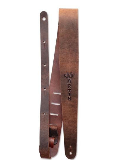 Martın C.f 18a0065 Deri Gitar Kayışı, 6,3 Cm, Kahverengi