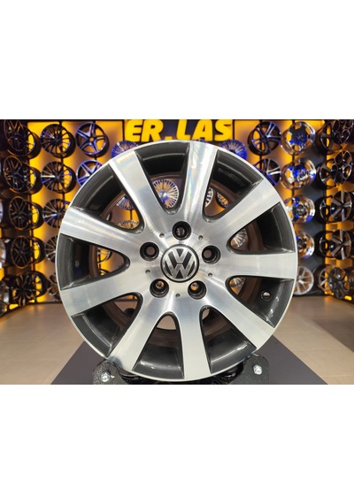 4 Adet Volkswagen  6.5 15 5 112 Et50 57.1 Gun Mack Jant Revize Edilmiş Takım