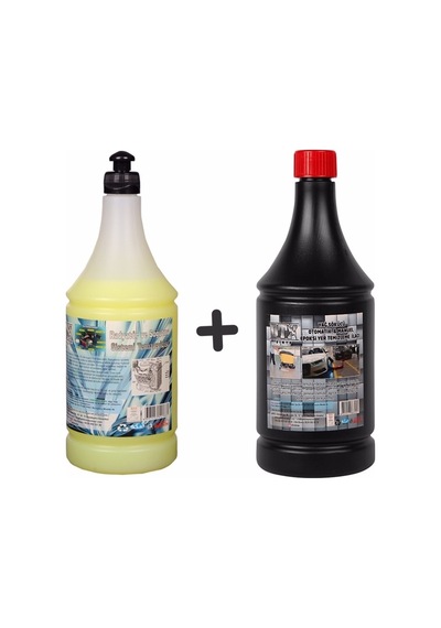 Oto Kalorifer Ve Petek Temizleme İlacı Solventli 1 Lt & Epoksi Yer,zemin Temizleme Deterjanı 1 Lt