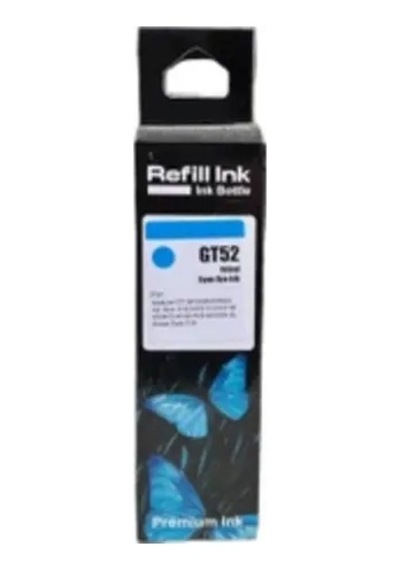 Hp Gt52-52xl / Hp Deskjet Gt-5811 Uyumlu Mavi İthal Uyumlu Mürekkep