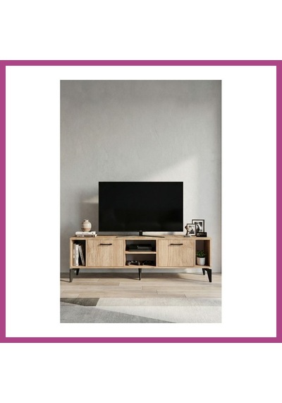 Gees Global Linya Tv Sehpası Suntalam Bej 160x35 Cm Gbzs