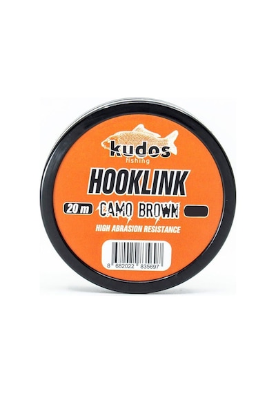 Kudos Camo Brown Hooklink 35lb 20m Rig İpi
