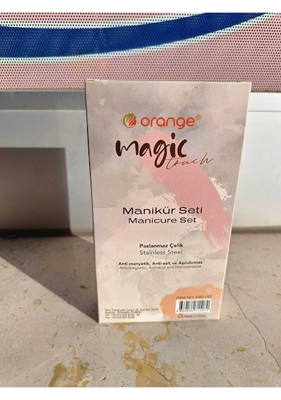 Orange Quality Professional Nail Care Manicure Set