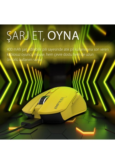 Img-328mx Oyuncu Mouse 7d Programlanabilir Tuş, Rgb Led, 7200 Dpı, Kablosuz Kablolu, Type-c Şarjlı Gaming Mouse