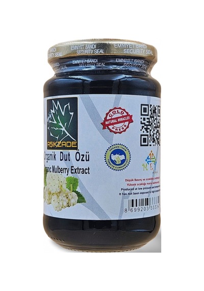Aşıkzade Organik Dut Özü 370 ML
