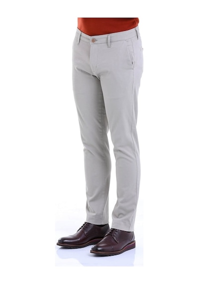 Hatemoğlu Gri Regular Fit Düz Paça Kanvas Pantolon Gri Hatemoğlu Gri Regular Fit Düz Paça Kanvas Pantolon Gri