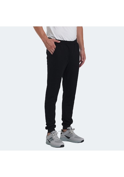 Slazenger RICHA Erkek Cepli Dar Paça Siyah Eşofman Altı