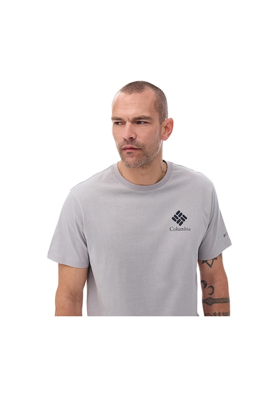 Columbia Csc M Stacked Gem Ss Tee Erkek Kısa Kollu Tişört Cs0481 Gri