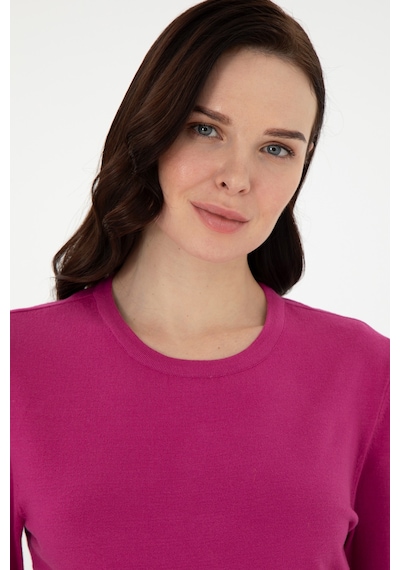 Pierre Cardin Kadın Fuşya Kazak /triko 50290566-vr023 Fuşya