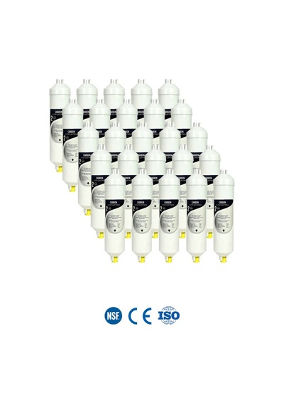 Sumarkt Kapalı Kasa Su Arıtma Cihazı Yeni Seri Inline 3 Aşamalı Toptan 25 Takım Filtre Bakım Seti