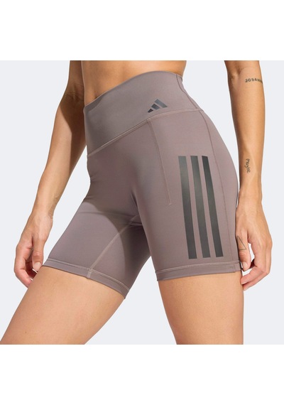 Adidas Optime Workout 3stripes Kadın Kahverengi Antrenman Taytı Jz1099 Gri