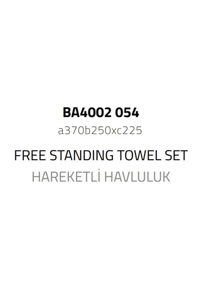 System Hareketli Havluluk Krom Renk Ba4002 054 Cr Çok Renkli