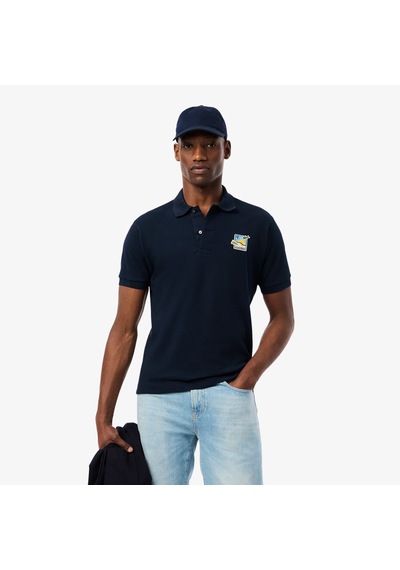 Lacoste X Club Med Badge Accent Polo Shirt Lacivert