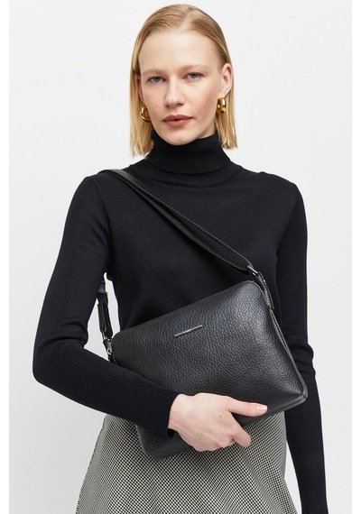 K&s Çok Gözlü Çapraz Askılı Çanta Siyah