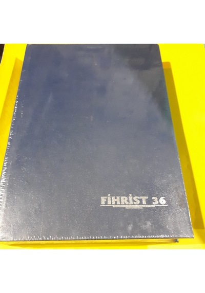 Fihrist 20 CM x 28 CM Ebat 16 Harf Bölümlü 36'lı Toplam 576 Yp