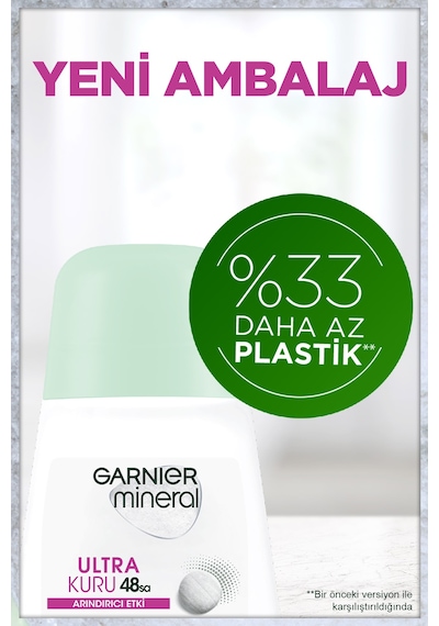 Garnier Mineral Ultra Kuru Antiperspirant Kadın Roll-On 50 ML