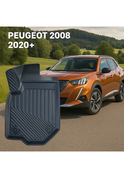 Peugeot 2008 2020+ Uyumlu 3d Oto Paspas Premium