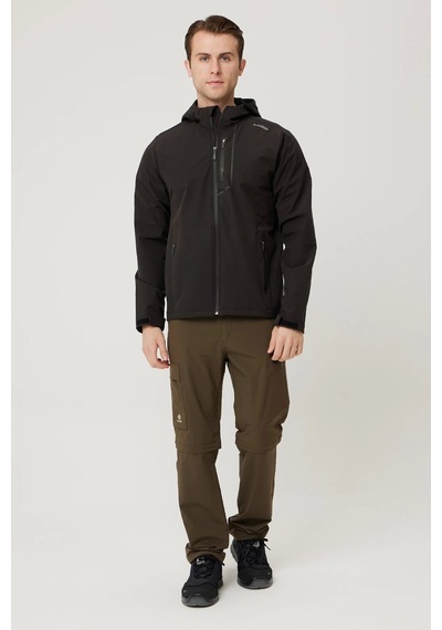 Armadillo Campanula Softshell Mont - Su Ve Rüzgar Geçirmez, Nefes Alabilir, Outdoor Mont Siyah