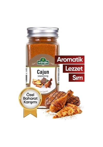 Cajun Kajun Baharatı Cam Şişe 60 Gr.